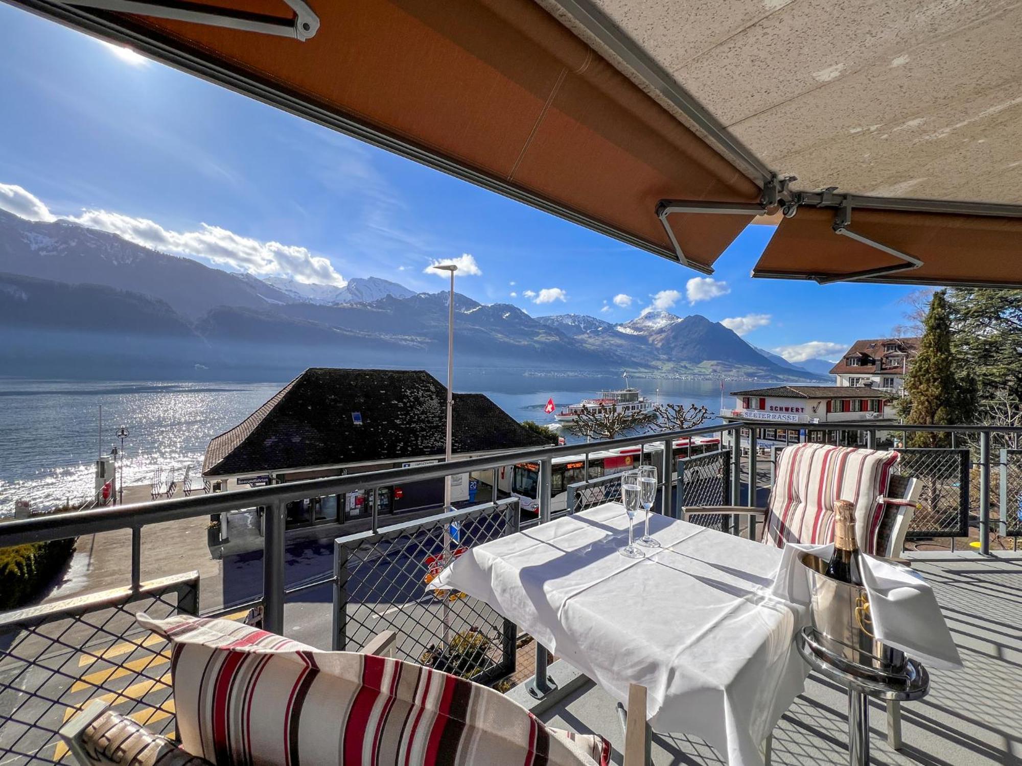 Seehotel Riviera At Lake Lucerne Gersau Εξωτερικό φωτογραφία